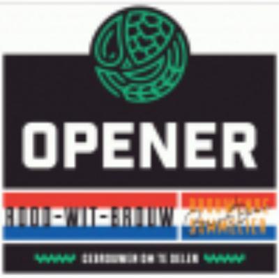 opener brouwerij rood wit brouw bier red ale